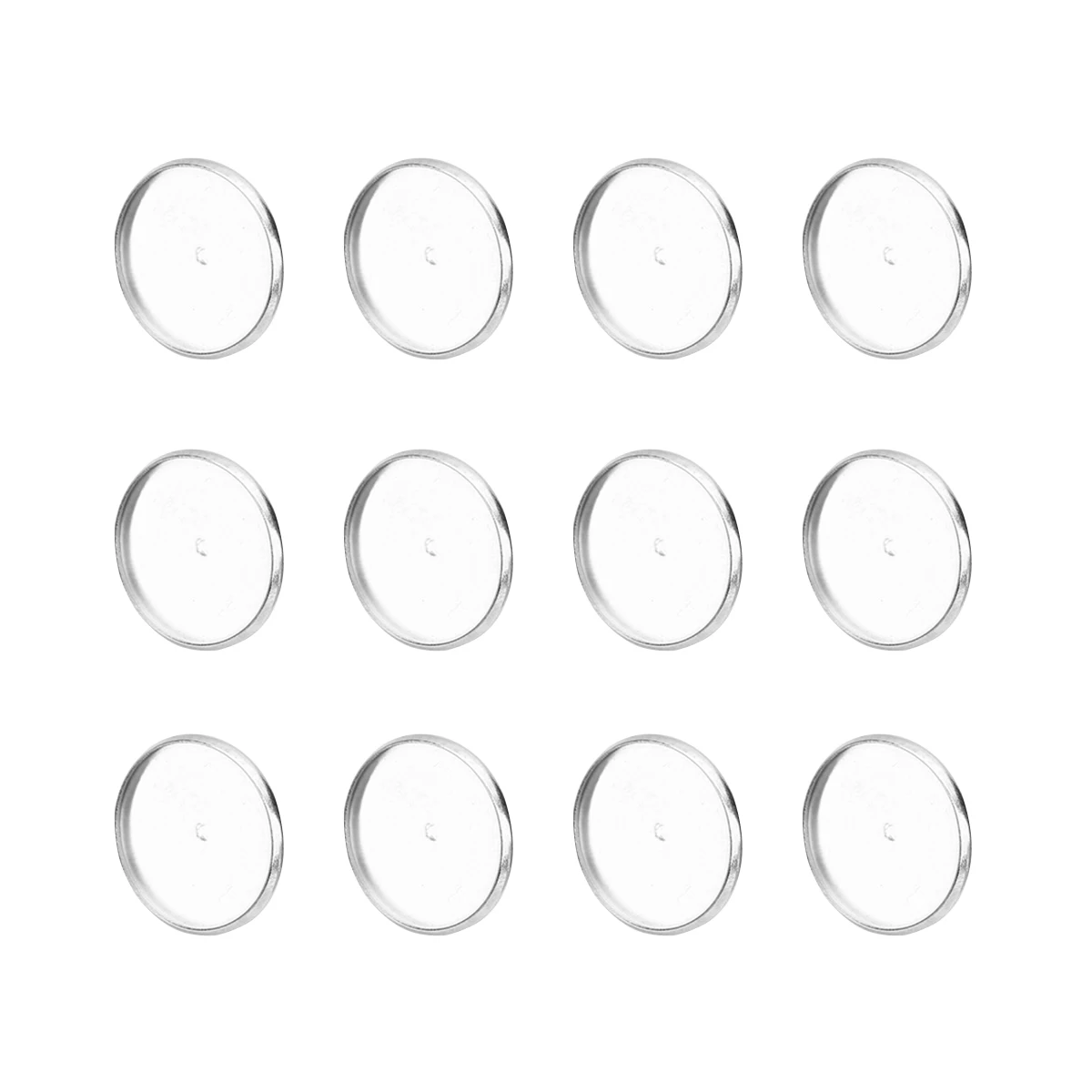 

20pcs Stainless Steel Accessories Tray Elegant Hair Clip Diy Brooch Accessories Pins for Wedding Party DIY Craft Supplies