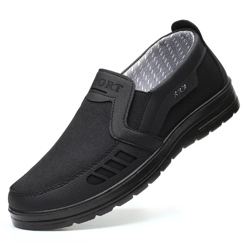 2023 Canvas Shoes Men Summer Classic Loafers Men Casual Shoes Breathable Walking Flat Men Shoes  Sneakers Plus Size New Arrival