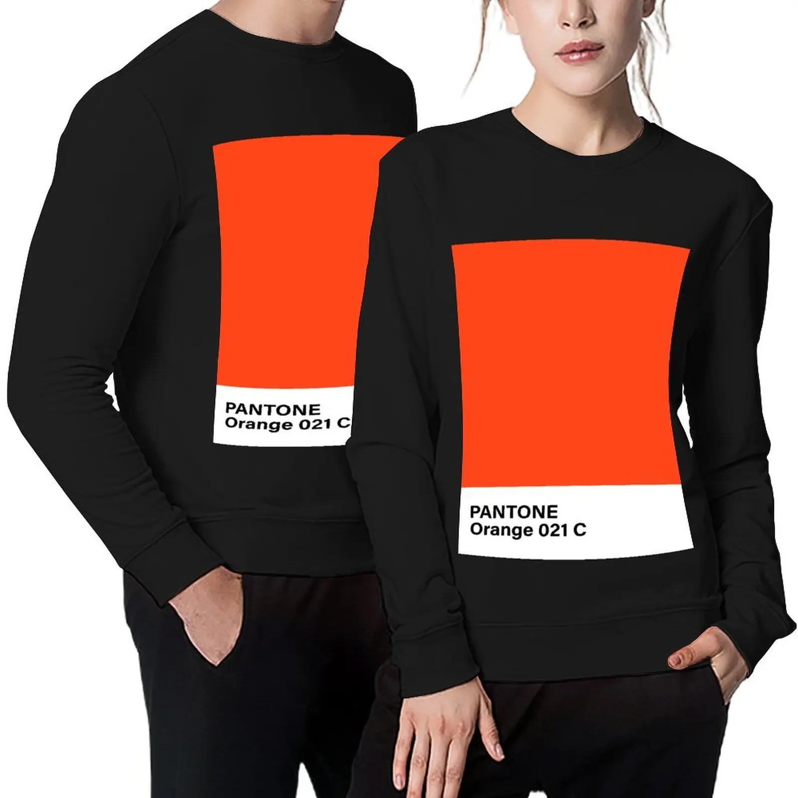 

pantone Orange 021 C Pullover korean clothes men's autumn clothes tracksuit men men's coat hooded sweatshirt