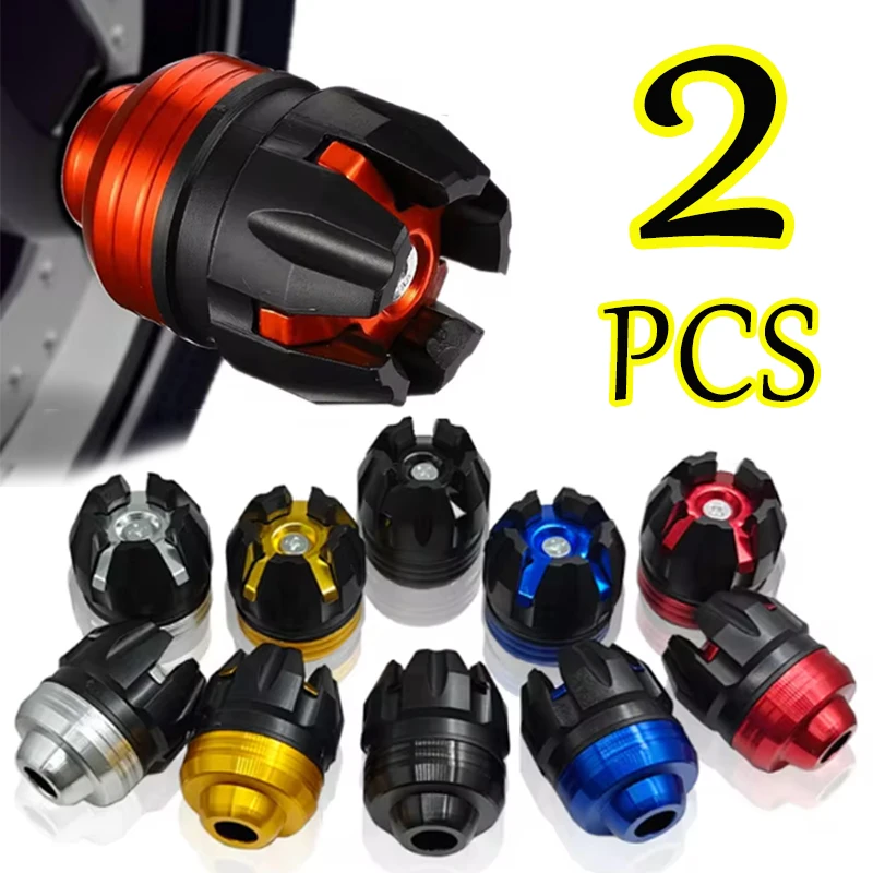 

2PCSMotorcycle Front Fork Shock Absorber Aluminum Alloy Crash Cup Universal Personalized Front Fork Cup Crash Protection Device
