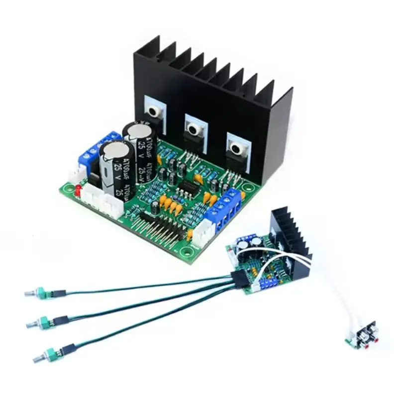 A13E-TDA2030 CIRMECH 2.1 Channel 3X18w Max Three Channls Channels Audio Power Amplifier Supports Bass Treble Volume