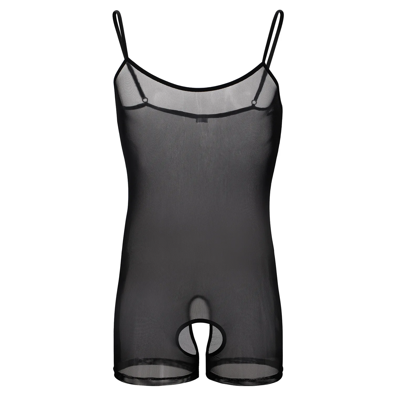Sexy Open Crotch Mens Bodysuit Undershirts Slim Shaper Onesie Vest Jumpsuits Undershirts Bodywear Sports Bodybuilding Singlets