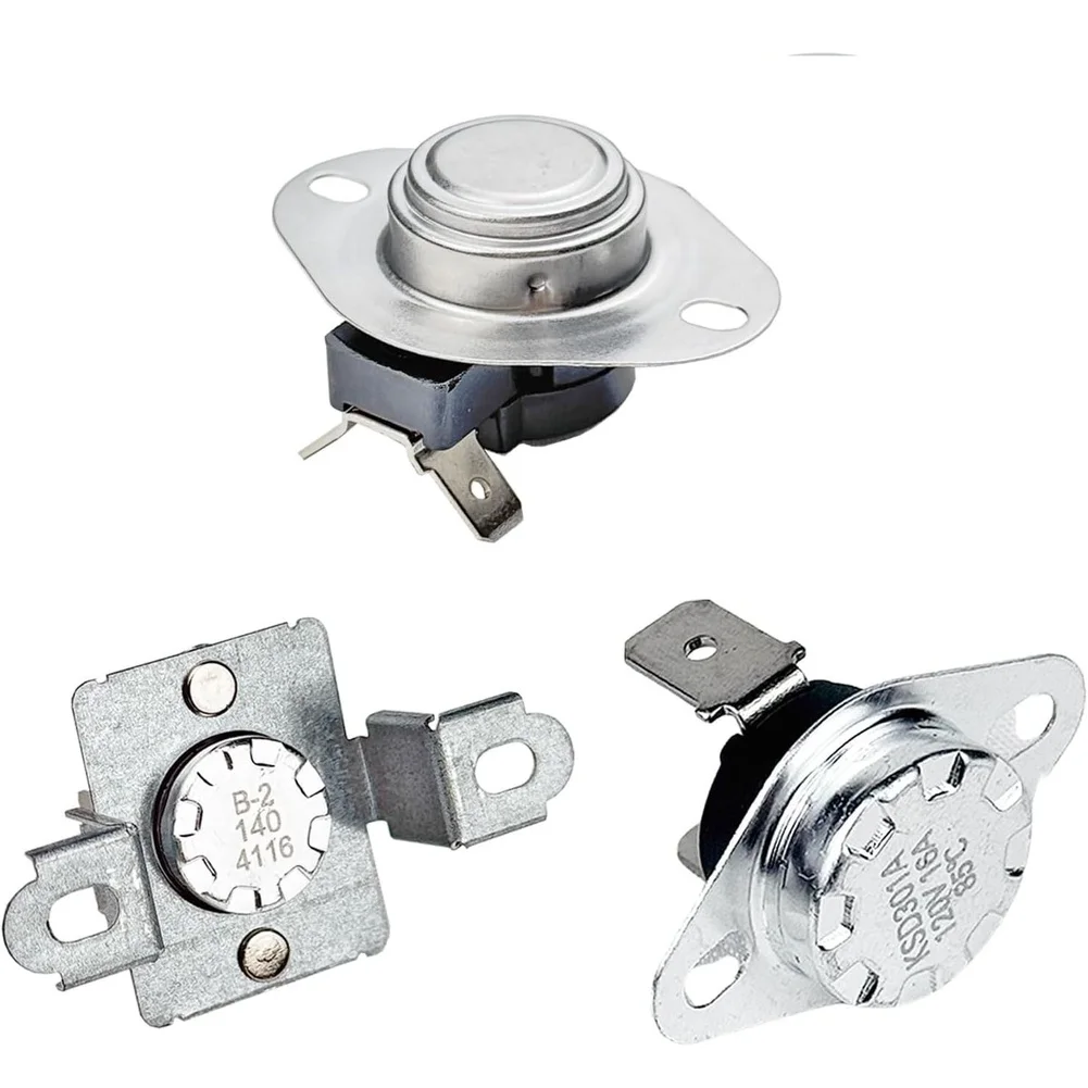 3PCS Dryer Repair Kit 6931EL3003D Heating Element 6931EL3001F Thermostat Silver Replacement Parts For LG Dryer No Heat Fix