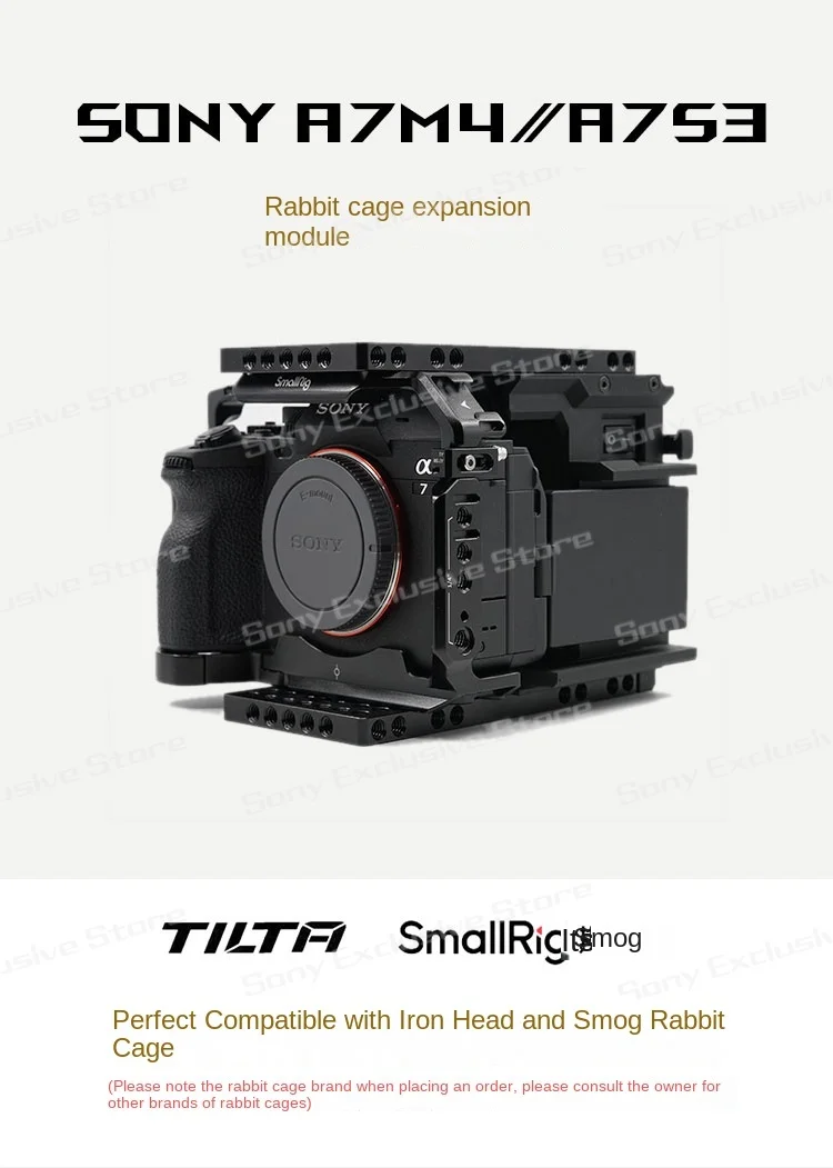 For Sony A7M4/A7S3 Rabbit Cage Expansion Module Cineback