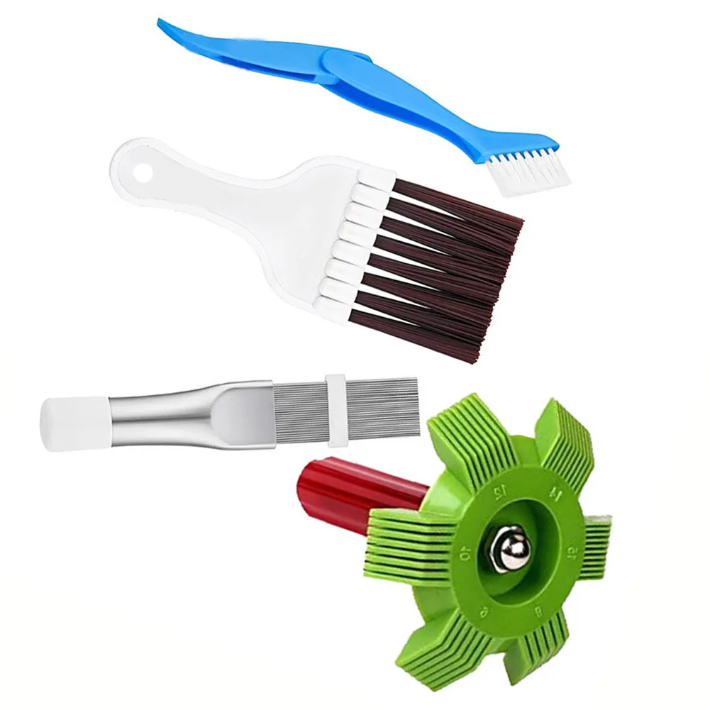 Air Conditioner Cleaning Tools Set  Includes Fin Cleaning Brush and Stainless Steel Fin Comb  Suitable for Various Fins