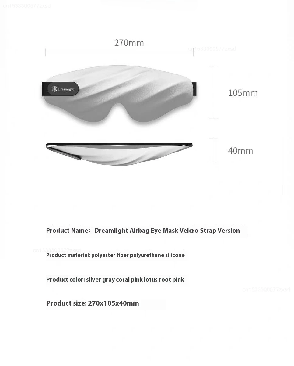 New Mijia Dreamlight 4S Eye Mask Sleep 3D Stereoscopic Soft Relief for Male Female for Resting Block Sunlight Travel Eye Covers
