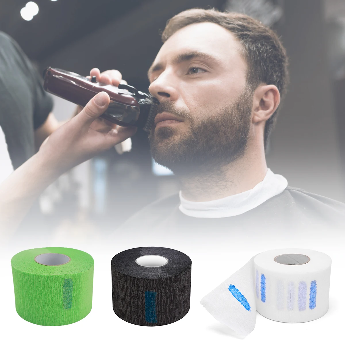 

Salon Neck Paper Dresser Roll Hairdressing Tools Barber Collar Necks Covering Barbershop Accessories for Hair Cutting