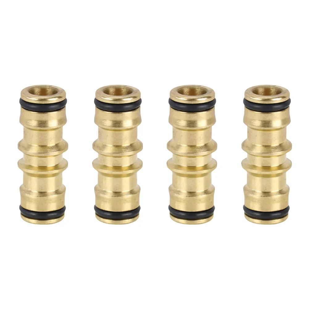 

Bidirectional Water Pipe Fittings Actuator Copper Quick Connector Hard-wearing Material Hose Extension Connection