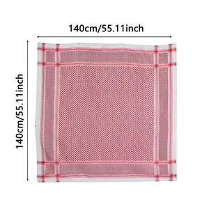 ملفوف رقبة مربعة متعددة الوظائف ، عمامة عربية ، باندانا ، وشاح شماغ مسلم ، عمامة عربية ، وشاح شماغ إسرائيلي ، 1 قطعة أفضل 6 وشاح عربي فلسطيني مبيع - رقم 1