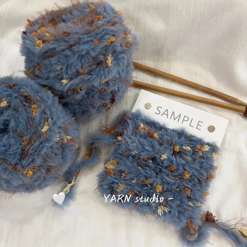 

100g Retro Wool Crochet Yarn DIY Hand Mixed Thread for Knitting Scarf Bags Card Holder Multi-Functional Decorative Thread Balls