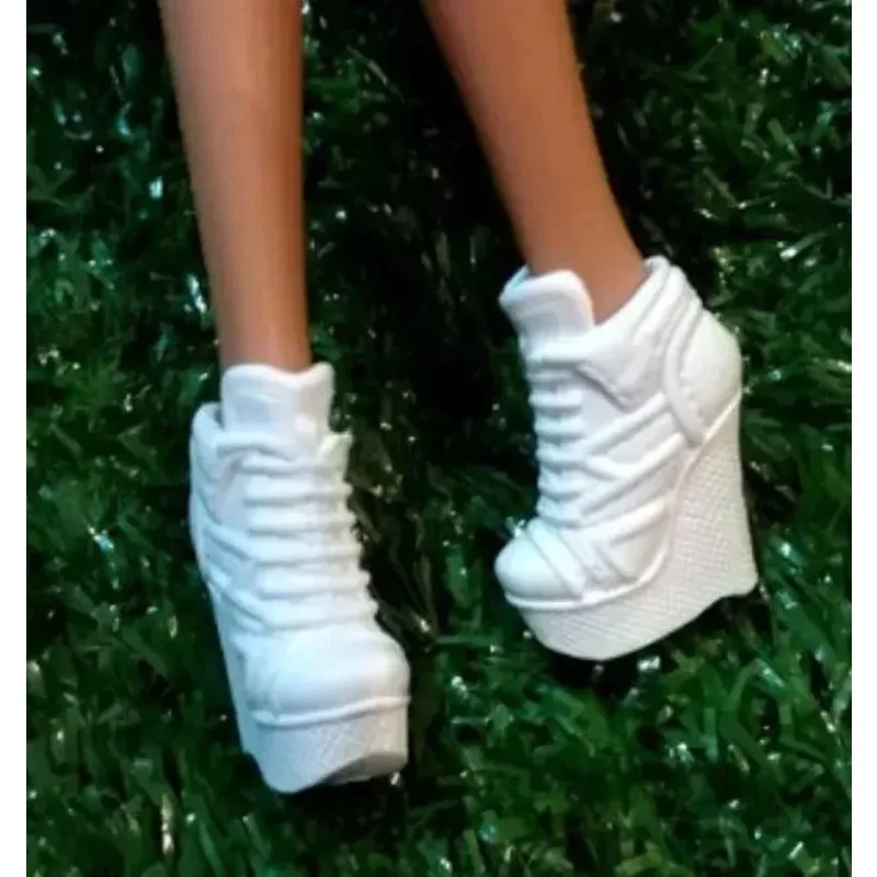 Transparent wedding bride shoes toy shoes doll shoes high heels for Bbie dolls Tp8