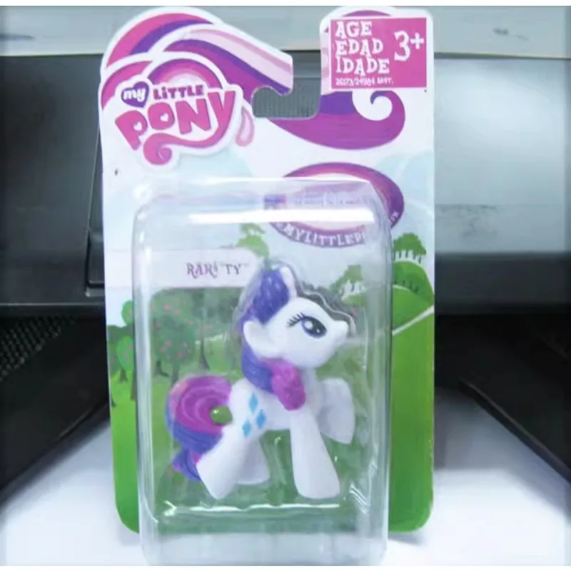 My Little Pony Figure 5CM Doll Rarity Rainbow Dash Pinkie Pie Ornaments Accessories Collection Toy