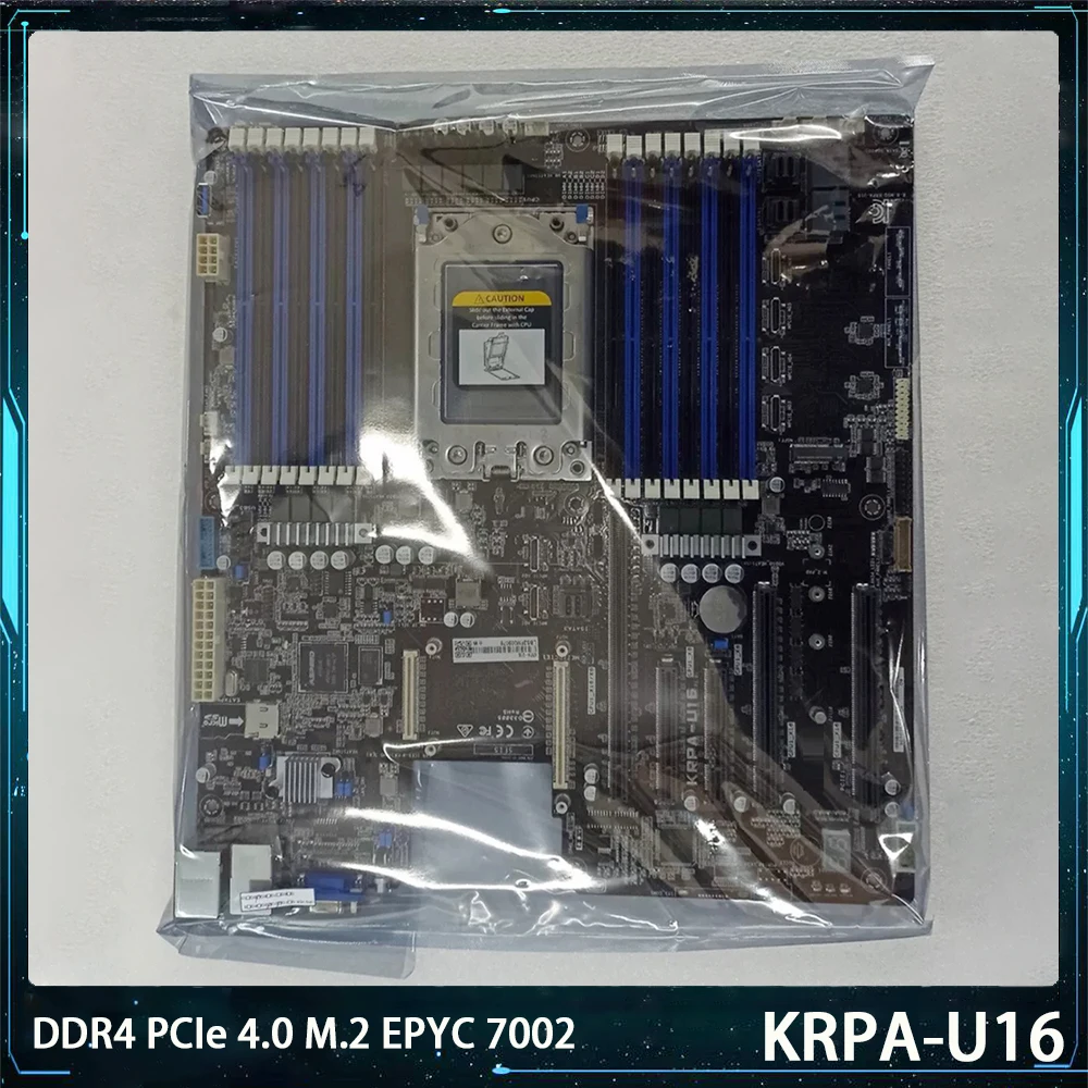 KRPA-U16 DDR4 PCIe 4.0 M.2 MAX 2TB 225W TDP Support EPYC 7002 Server Motherboard