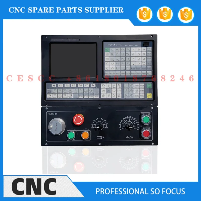 4Axis CNC Parts Processing Controller TAC200 2/3Axis Motion System High-Precision 8-Inch Large-Screen Rigid Tapping Lathe Contro