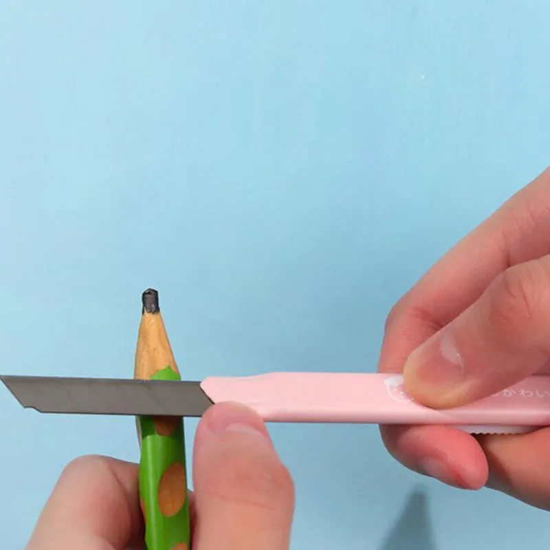 1PC Cartoon Mini Utility Knife Paper Cutter Portable Office Student Sharp Blade Envelope Cutter Pencil Knives Stationery Tools