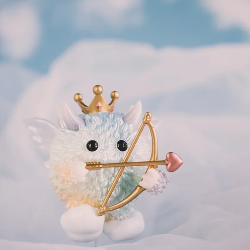 

POPMART INSTINCTOY Monster Fluffy Joyful Life: Коллекционные игрушки-сюрпризы Kawaii Anime Action Caixa Mystery Box