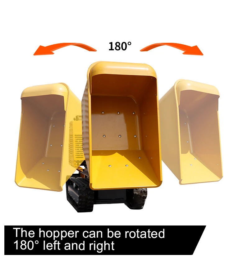Multifunktionaler rotierender Dumper-LKW, hydraulischer Materialtransport-Raupenkipper, technischer Transport-Raupenkipper, kundenspezifisch anpassbar – Detail 5