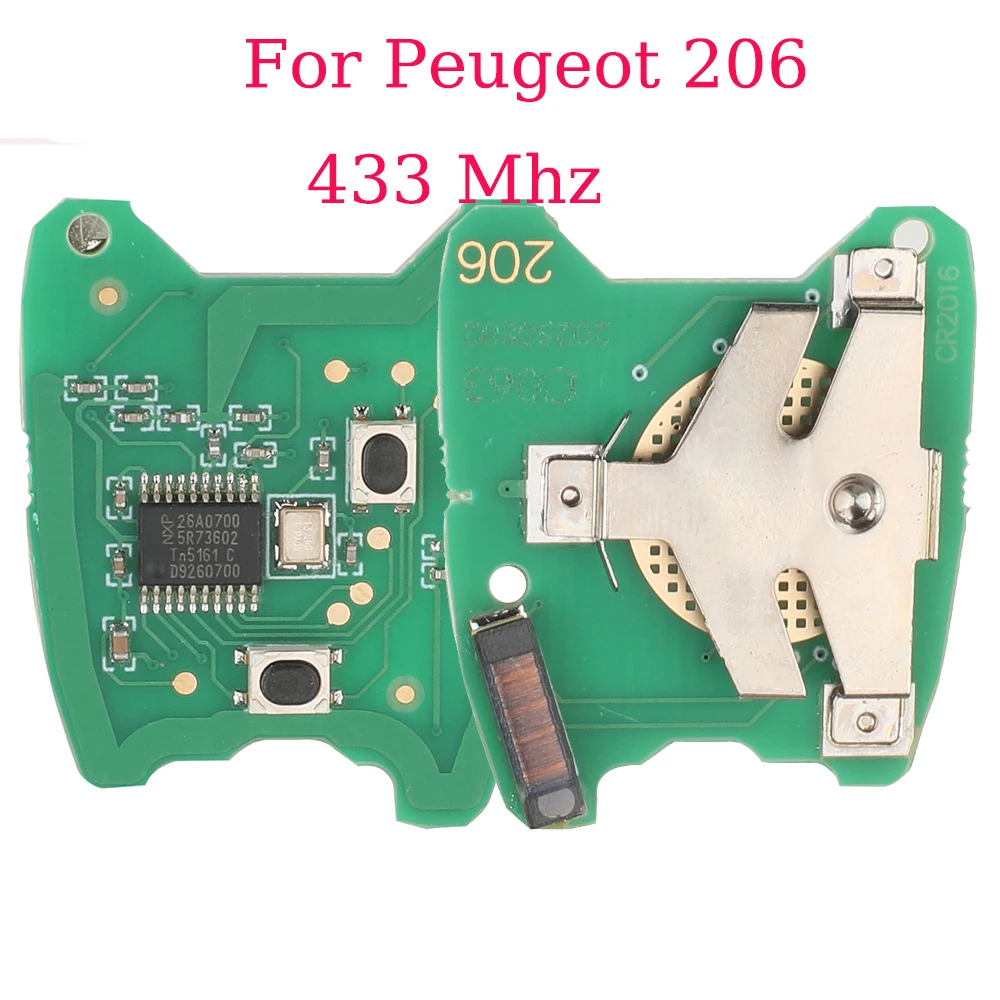 jingyuqin Remote Car Remote Key Electronic Board Plate For PEUGEOT 206 Partner CITROEN C1 C2 Berlingo Xsara Picasso