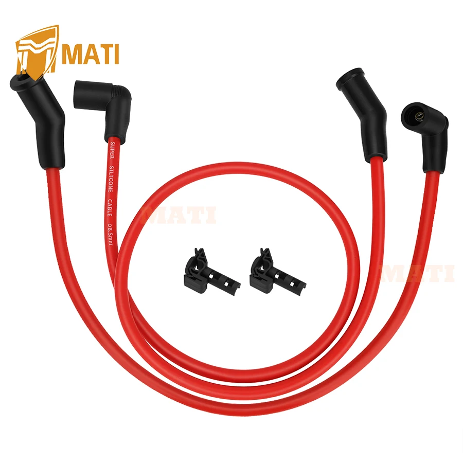 

2pcs Spark Plug Wire Cap For FLHR FLHT FLHP FLHX FLTR Road King Police Electra Glide Standard Classic 1999-2008 31992-99B