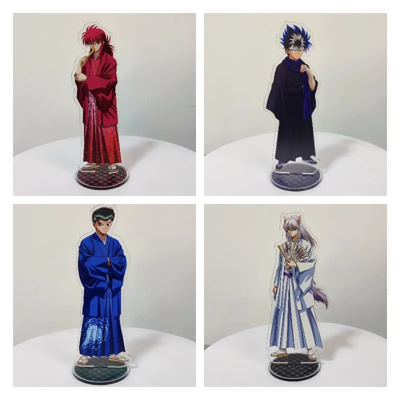 Japan Anime YuYu Hakusho Character New Model Double-Sided Acrylic Stands Model Toys Creative Desk Decor Props Xmas Gift Hot Sale