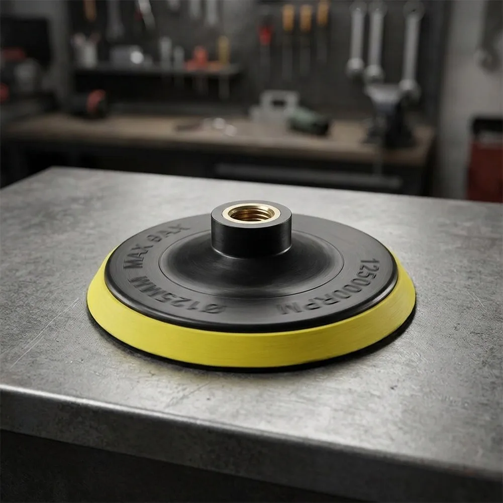125mm Polishing Pad for m10 Connecting Rod Set And Buffing Wheel Backing Pad W/ for m10 Drill Adapter Polisher Accessories