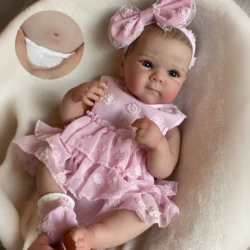 50CM Girl Bettie Full Body Silicone Vinyl Reborn Dolls Handmade Painted Bebe Reborn Dolls Waterproof Toys For Kids Gift Muñecas