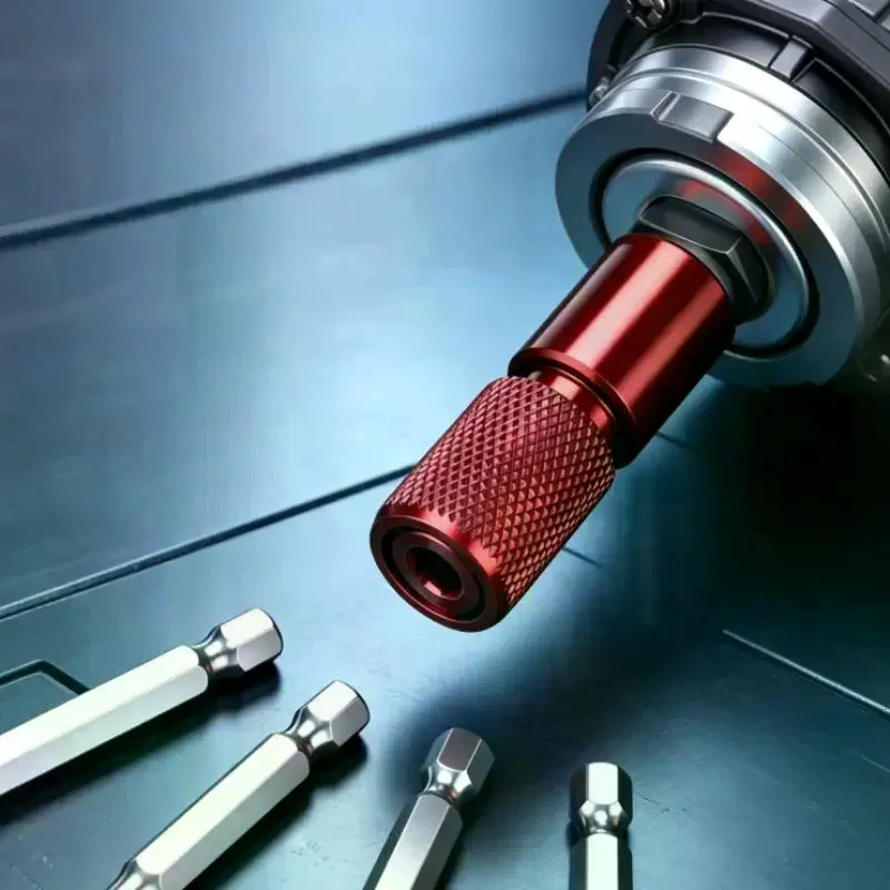 Pocket Tool Converters Compacted Fast Release M10 To 6.35mm Hexagon Shanks Fast Change Adapter Accessories 1Pcs