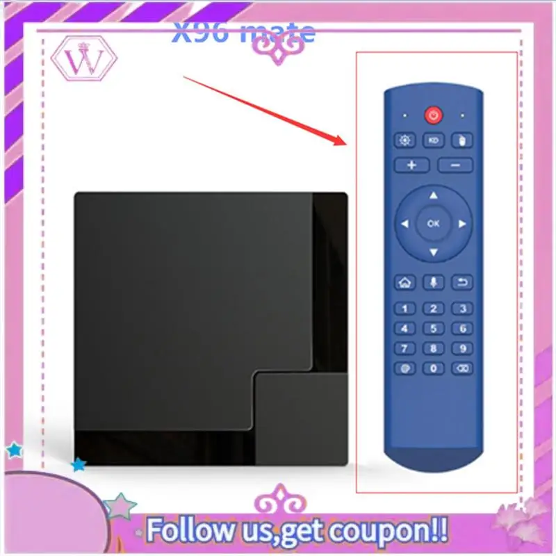 5 Buah Remote Control Set-Top Box X96 Mate untuk Remote X96q Max Hk1 X96max + X96mini