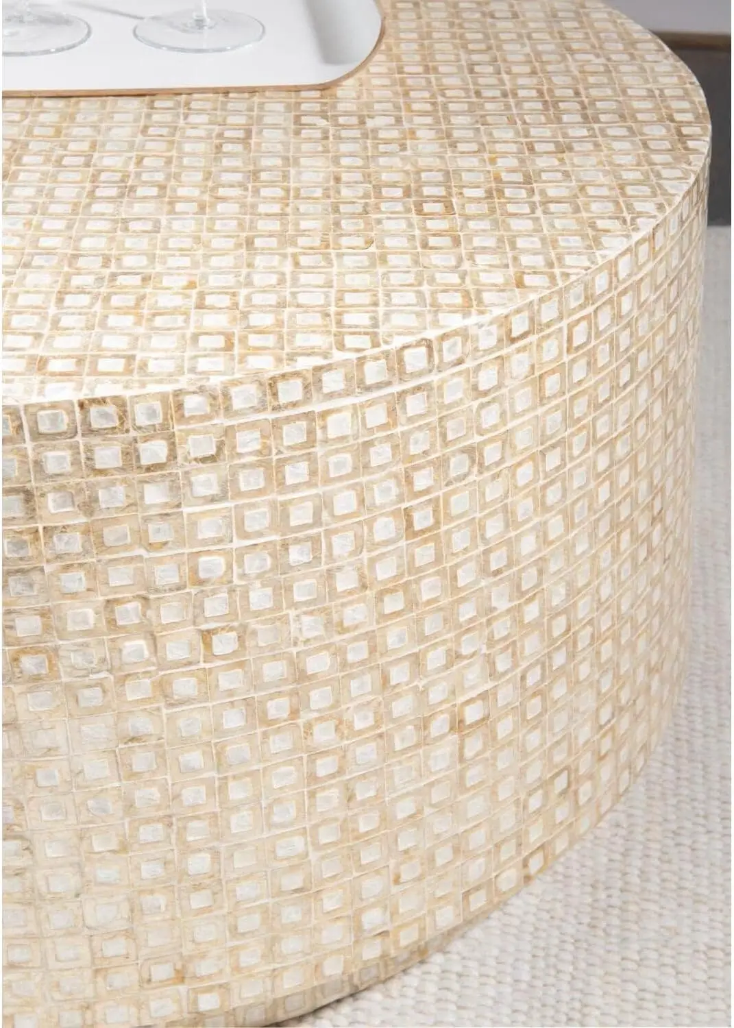 Mesa de centro em mosaico Perrin Capiz