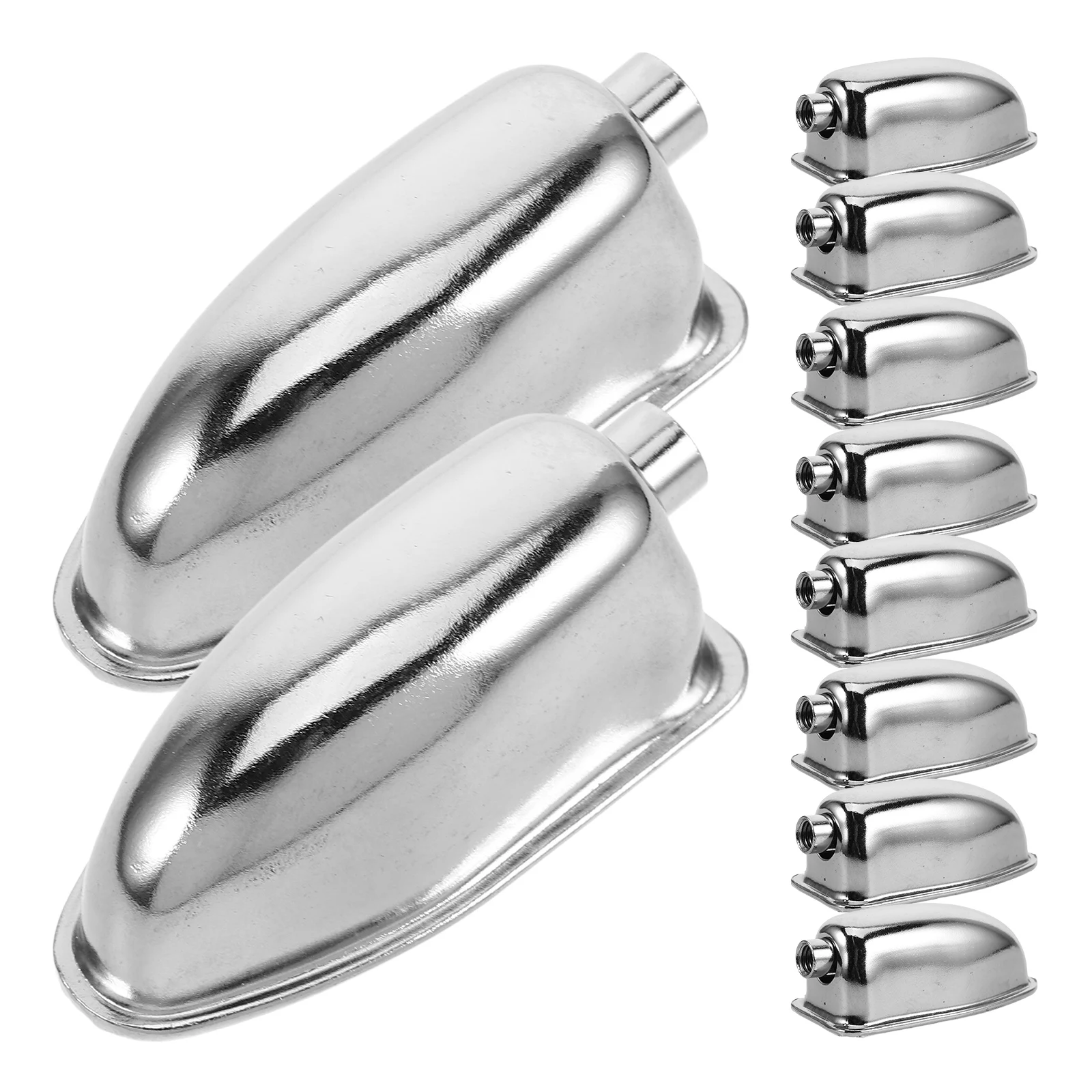 

10pcs Ear Accessories Double End Bass Snare Drum Lugs Metal Iron Replacement Parts Adjustable Claw Hook Compatible Percussion