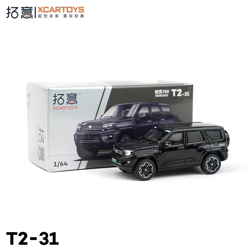 

XCARTOYS 1/64 танк 700-черный сплав, литые под давлением модели автомобилей, коллекционные украшения для взрослых, игрушки для подростков, детские подарки на день рождения