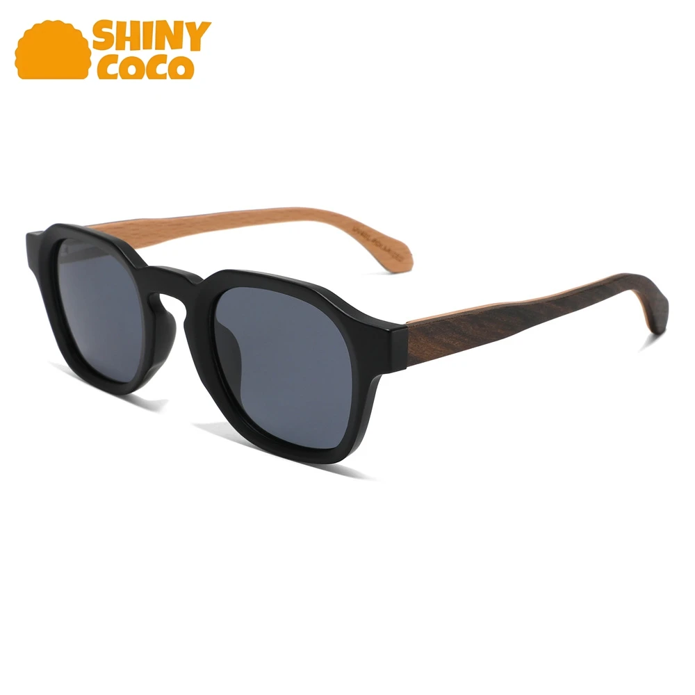 

ShinyCoCo Luxury Brand Wooden Foot Layer Multi Sided Narrow Frame Polarized Sunglasses Sun Protection Bamboo And Wood Glasses