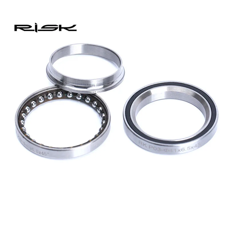 Risk Bicycle General Headset Repair Bearings For 28.6/44/30mm Mountain Bike Steel Bearing 41/41.8/47/49/52mm Bearing Repair