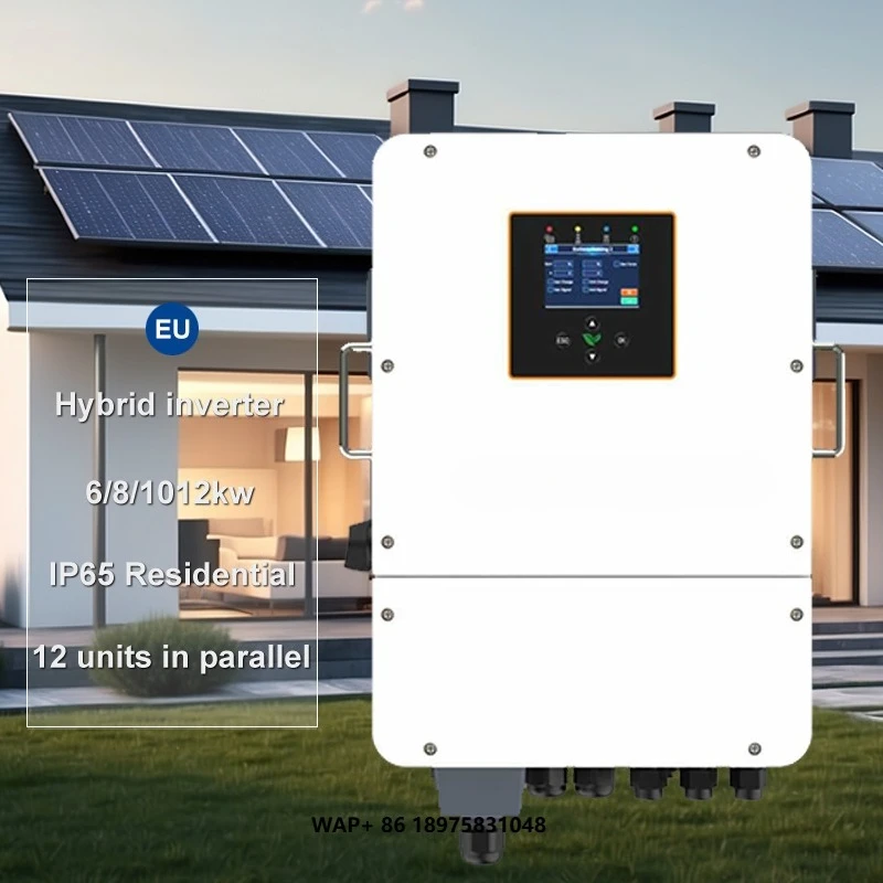 Hot Sale 48V Hybrid Solar Inverter 6KW 8kw 10kw 12kw on Off Grid Energy Storage Inverter Lithium Battery Compatible