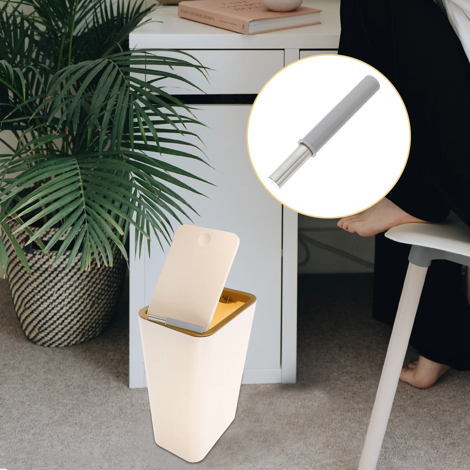 

Trash Can Damper Hydraulic Slow Garbage Can Shock Absorber Replacement Parts Wastebasket