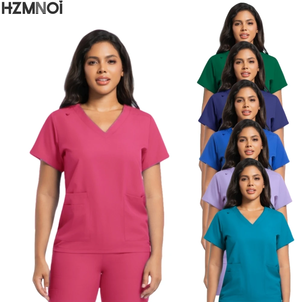 Medische Uniform Scrub Ziekenhuis Werken Scrubs Set Groothandel Verpleging Scrub Uniformen Vrouwen Gezondheidszorg Apotheek Kliniek Werkkleding