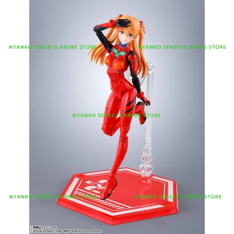 Bandai SHF néon Genesis Evangelion: nouvelle édition théâtrale EVA Asuka Langley Shikinami figurine Anime modèle jouet à collectionner