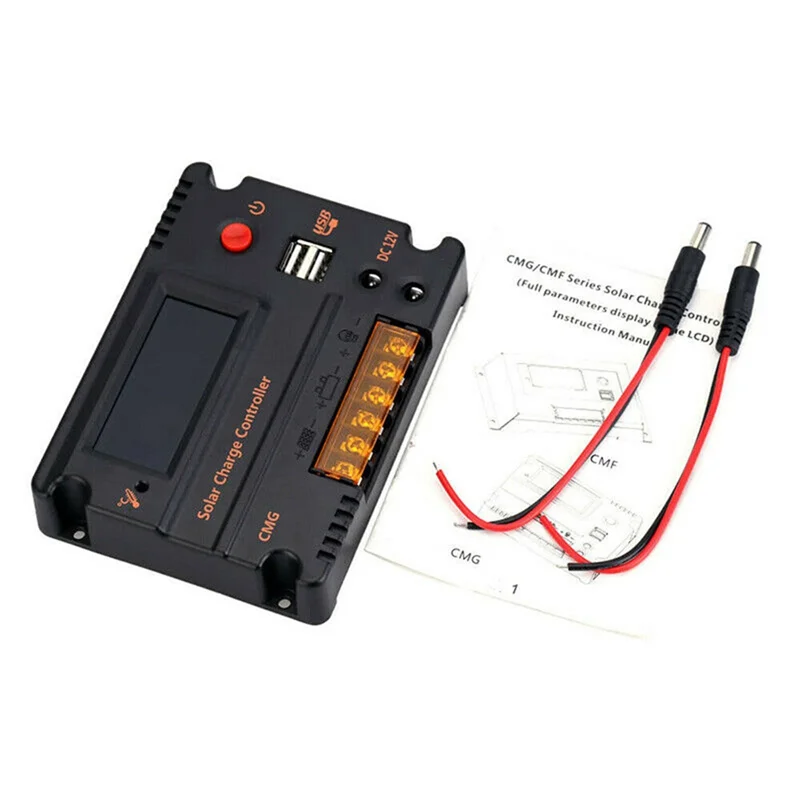 

A01F-Solar Charge Controller 12V/24V Solar Panel Battery Regulator Auto Switch Solarcontroller Temperature Compensation