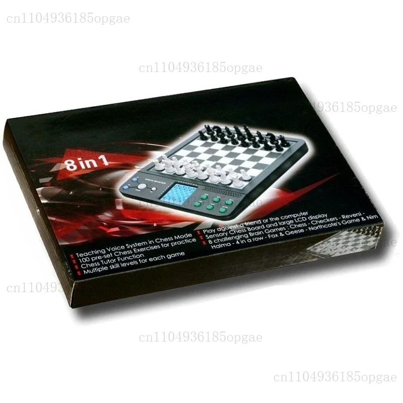 Beginners Chess Computer Electronic Board With Talking English Germany Magnetic Chess Pieces Self Teaching Program