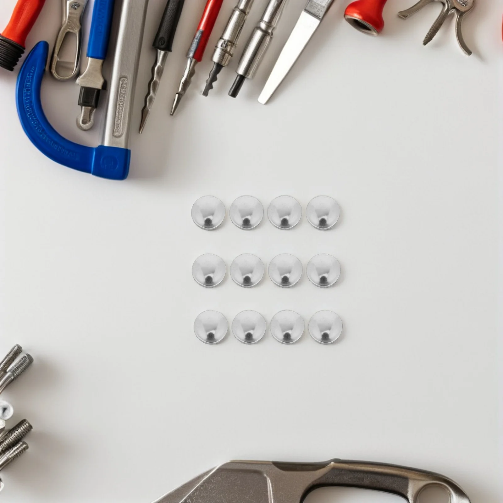 

20pcs Stainless Steel Hole Plugs Round Tube End Caps Heat Resistant Waterproof Sealing Plug For Industrial Machinery Furniture