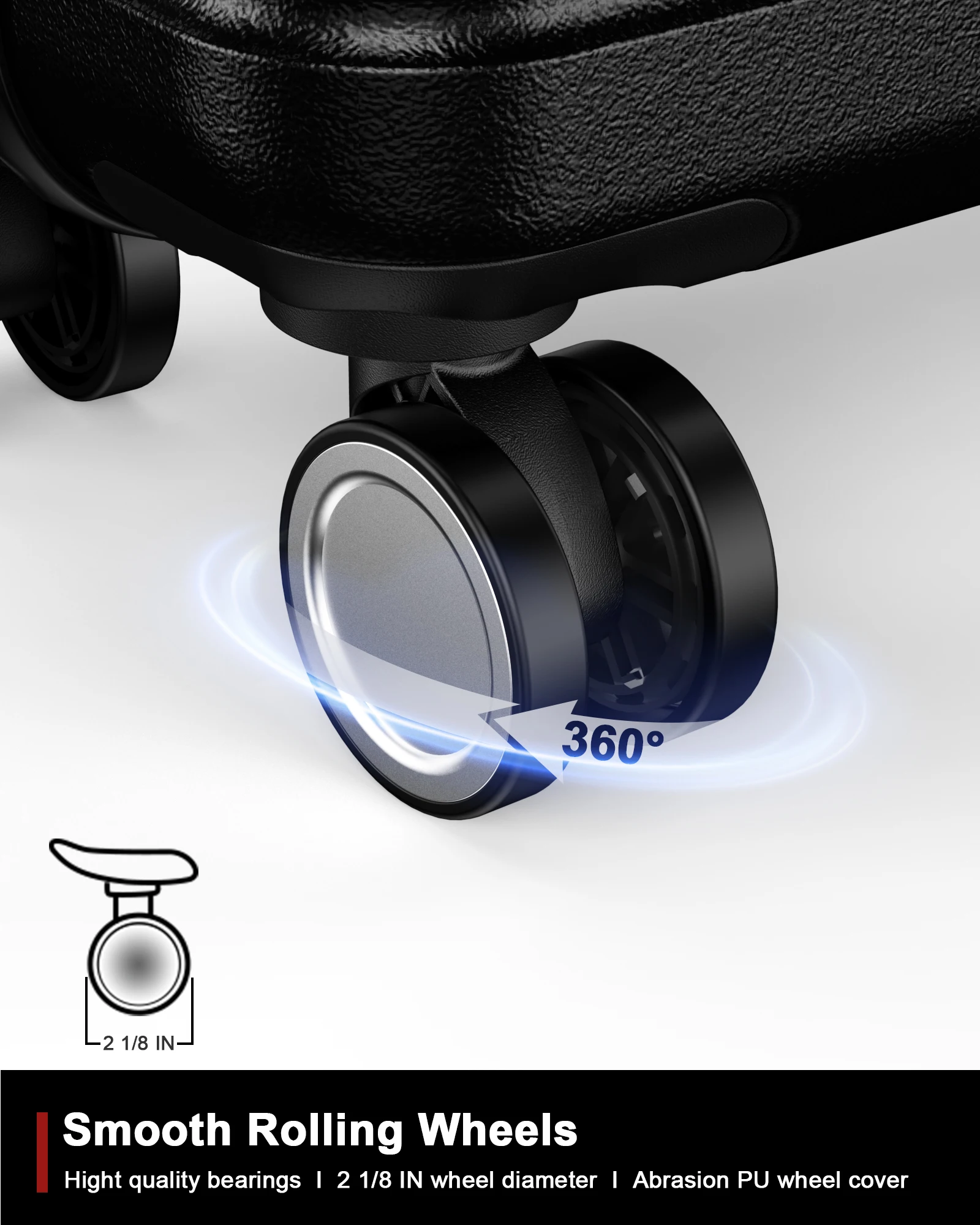 أطقم أمتعة مكونة من 3 قطع مقاس 20/24/28 بوصة قابلة للتوسيع وخفيفة الوزن ومتينة مع عجلات دوارة، قفل TSA للنساء والرجال