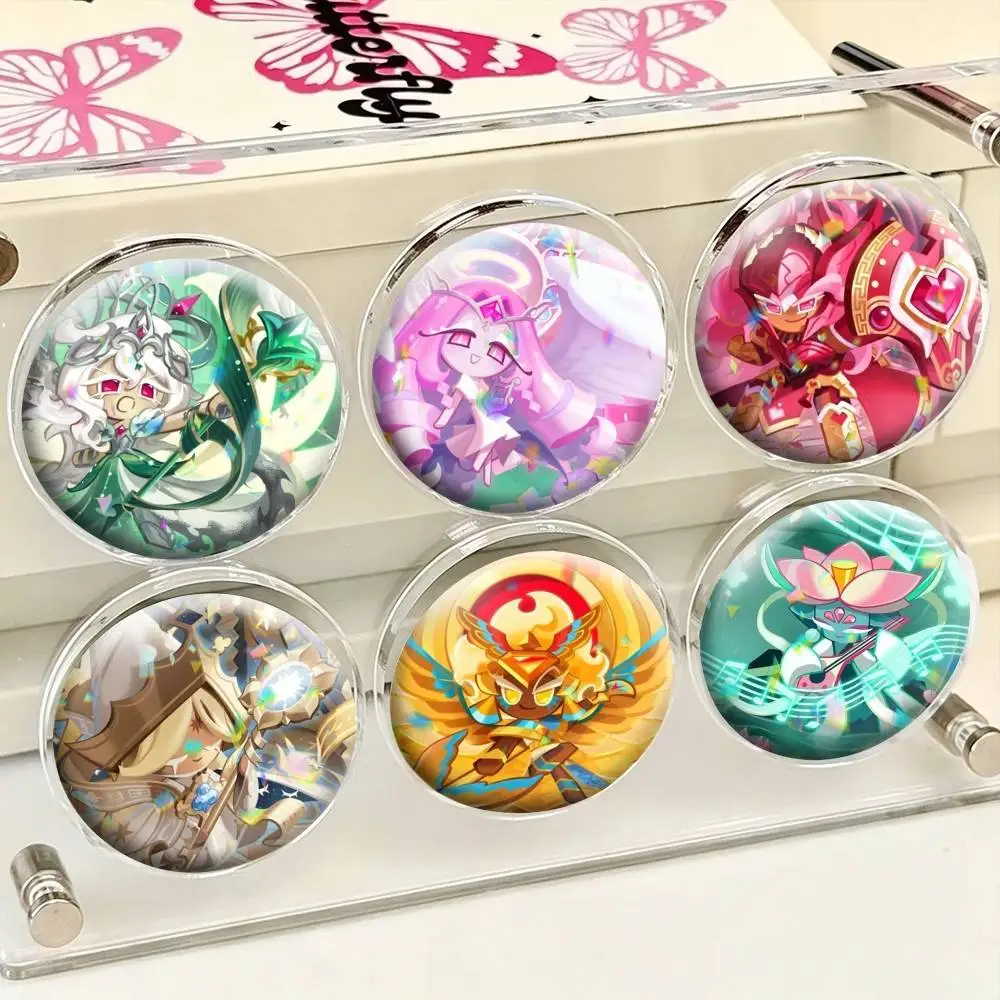 Cookie Run Kingdom  25mm 32mm 44mm 58mm 75mm Brooches Badges Pins for Accessories Gift