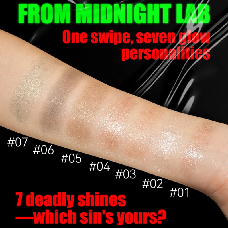 Sombra iluminadora em bastão 2 em 1, brilho de luz de água orvalhado para olhos, bochecha e rosto, maquiagem cremosa e fácil de mistura, bastão de brilho facial