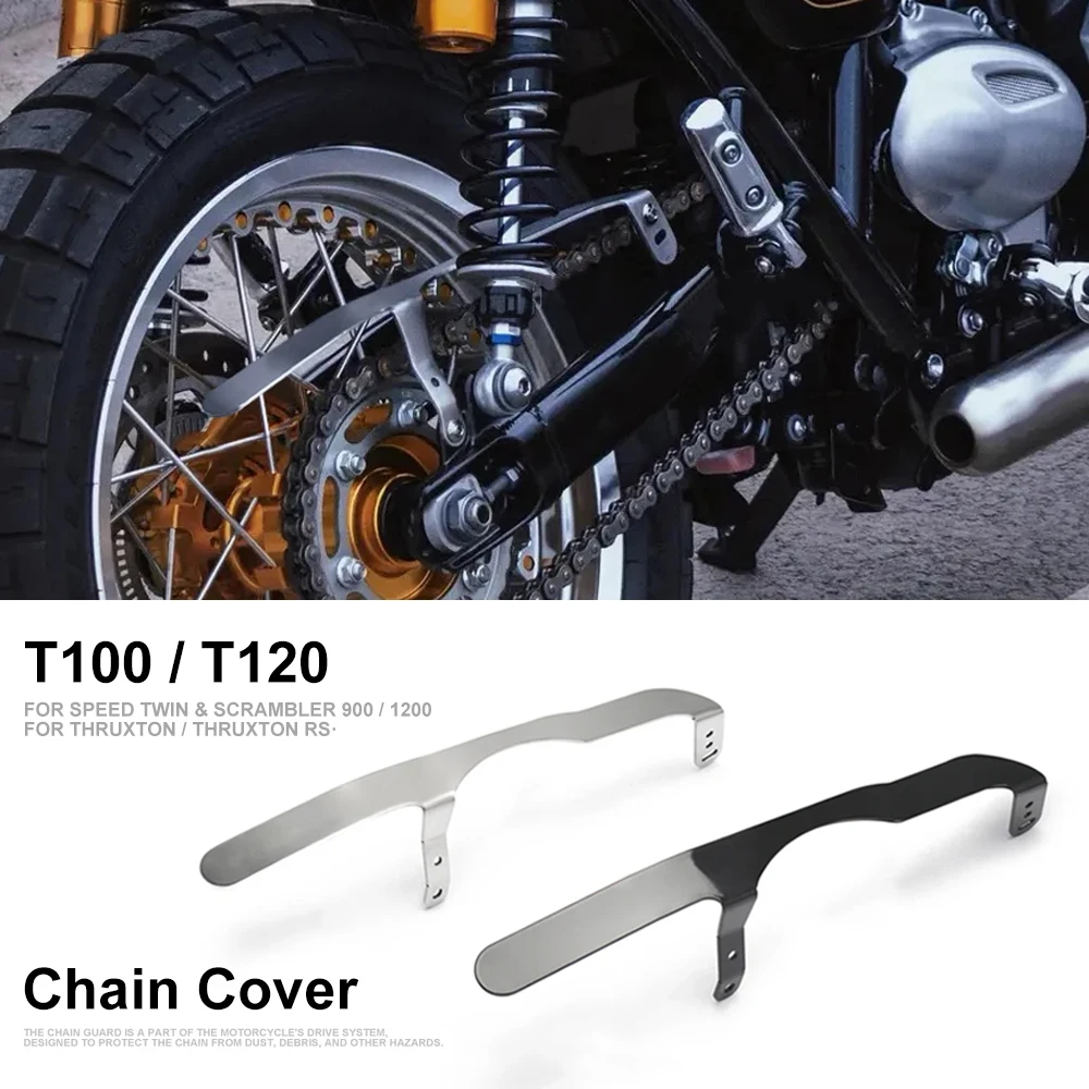 

Chain cover For Bonneville T100 T120 Thruxton RS Motorcycle Accessories Chain Guard Protctor For Speed Twin Scrambler 900 1200