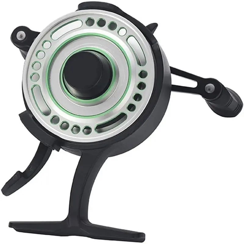 

A79E-Ice Fishing Reel Lightweightdesign Retrieval Suitable For Ice Right Hand Metal Wire Cup Ice Fishing Reel