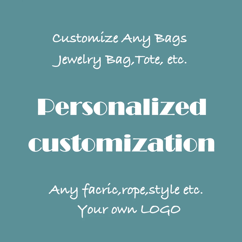 Custom Link Easy Payment Link for Custom Fee Customized Pouch/Size/Logo Print Jewelry Bag Gift Packaging Lucky Package