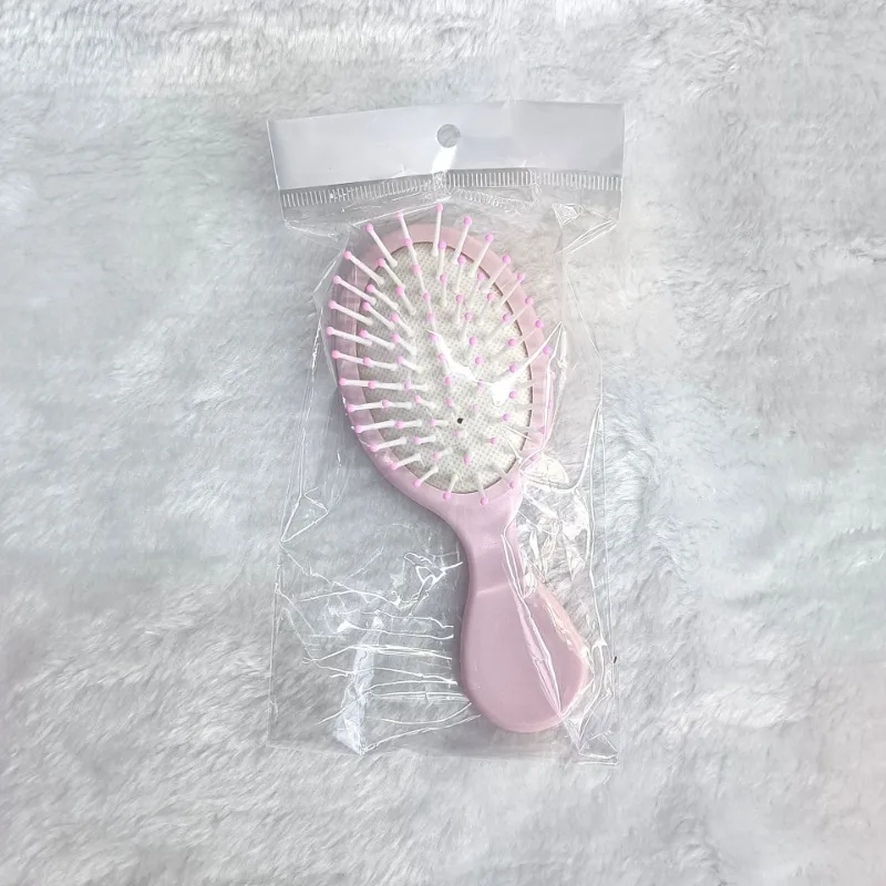 1 Piece Cure Kids Girl Hairbrush Simplicity Candy Color Toddler Hair Comb for Girl Small Portable Massage Comb Child Hairbrush