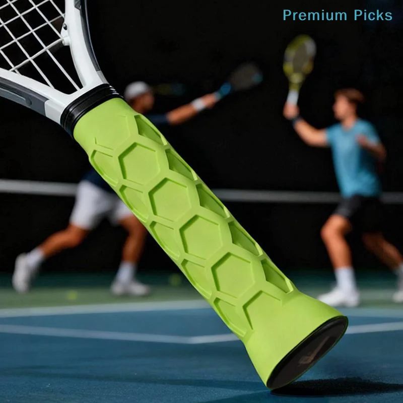 portableWear Proof Silicone Anti-Slip Pickleball Paddle Handle Wrap Hexagonal Grip Protective Cover for Outdoor Indoor Sports