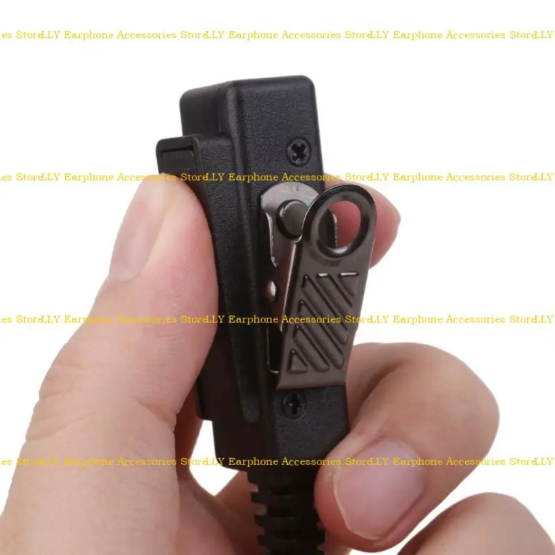 462E Earpiece Headset with Finger PTT Button Mic for Two-Way Radio WalkieTalkie for Sepura Radio SC21 STP8000 STP8030