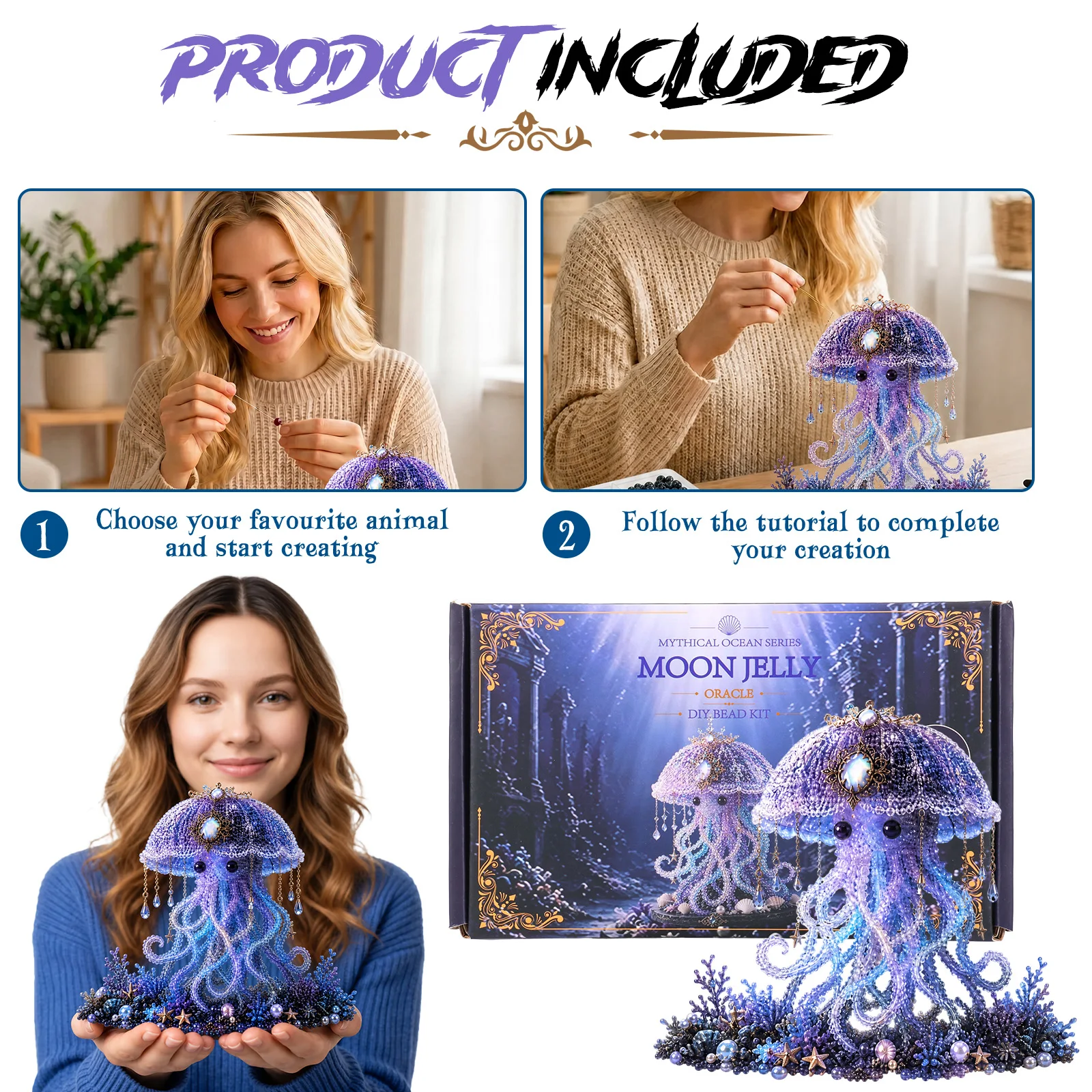 Sea ​​Animal DIY Bead Kit Hand - огляд і ціна Resin Art Beach